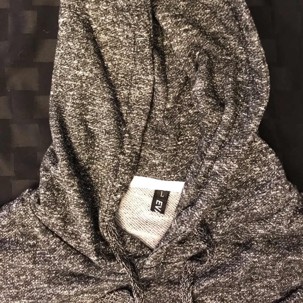 Drop Shoulder Drawstring Knitted Pullover - Picture 4 of 6